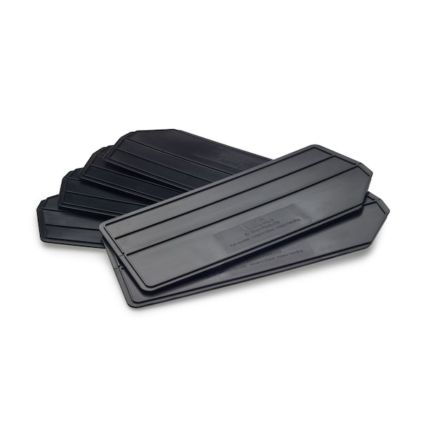 Triton Products ABS Bin Dividers for 3-235 Bins, Plastic, Black, 6 PK 4-235 - main